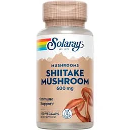 Шиитаке Solaray Shiitake Mushroom 600 мг 100 капсул