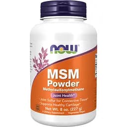 Метилсульфонилметан Now Foods MSM Pure Powder 227 г