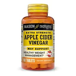 Натуральна добавка Mason Natural Apple Cider Vinegar Extra Strength, 100 таблеток
