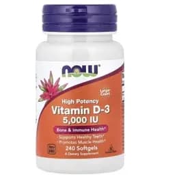 Вітамін D-3 10000 MО у м'яких капсулах №240 Now Foods Vitamin D-3
