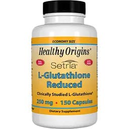 Глутатіон Healthy Origins L-Glutathione Setria знижений 250 мг 150 капcул