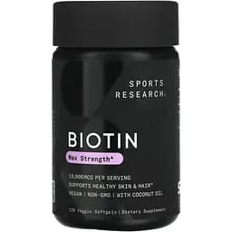 Біотин Sport Research Biotin 10 000 mcg 120 капсул
