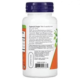 Натуральна добавка NOW Rei-Shi Mushrooms 270 mg, 100 вегакапсул - мініатюра 3