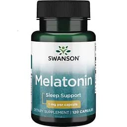 Натуральна добавка Swanson Melatonin 3 mg, 120 капсул