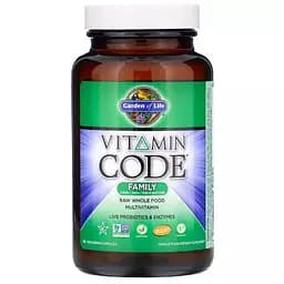 Мультивітаміни для сім'ї Garden of Life Vitamin Code Family Multivitamin 120 вегетаріанських капсул