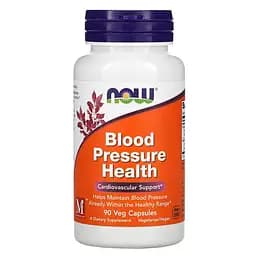 Натуральна добавка NOW Blood Pressure Health, 90 вегакапсул - мініатюра 1