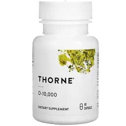 Вітаміни Thorne Research Вітамін D3 10 000 МО D-10,000 60 капсул