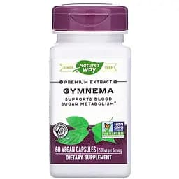 Джімнема стандартизована Nature's Way Gymnema 500 мг 60 капсул