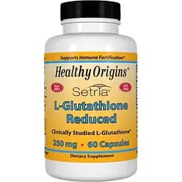 L-Глутатіон Healthy Origins Setria 250 мг 60 капсул