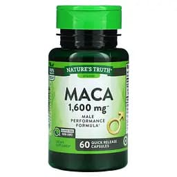 Мака Nature's Truth Maca 1600 мг 60 капсул швидкого вивільнення