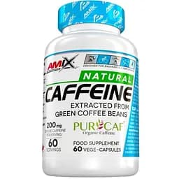 Добавка для зниження ваги Amix Performance Natural Caffeine PurCaf 60 капсул