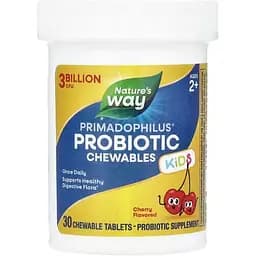Пробіотик для дітей Nature's Way Primadophilus вишня 3 млрд CFU 30 таблеток