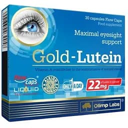 Натуральная добавка Olimp Gold Lutein 30 капсул