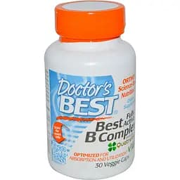 Комплекс вітамінів групи В Doctor's Best Quatrefolic 30 гелевих капсул