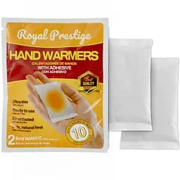 Грілка хімічна Royal Prestige Hand Warmers, одноразова, кишенькова, для рук, до 10 годин тепла