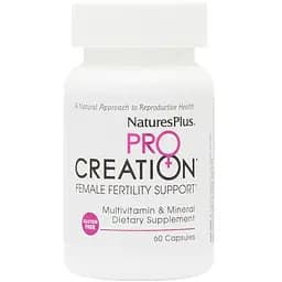 Вітаміни та мінерали Natures Plus ProCreation Female Fertility Support, 60 капсул