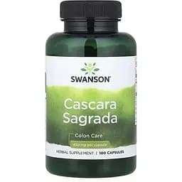 Каскара саграда Swanson 450 мг 100 капсул