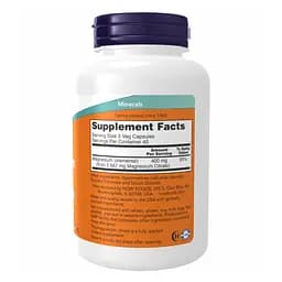 Магній Now Foods Magnesium Citrate 240 капсул - мініатюра 2