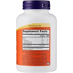 Жирні кислоти NOW Flax Oil 1000 mg, 100 капсул - мініатюра 2