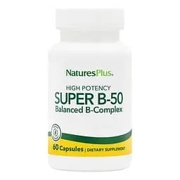 Вітаміни та мінерали NaturesPlus Super B-50 60 вегакапсул