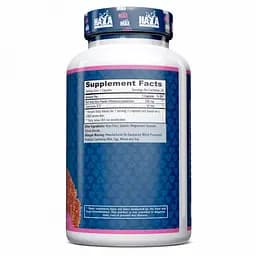 Натуральна добавка Haya Labs Co-Q10 and Red Yeast Rice, 60 капсул - мініатюра 2