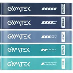 Набір резинок для фітнесу Gymtek 0,5-30кг синій