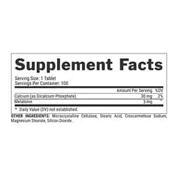 Мелантонін Nutrex Melatonin 3 mg 100 таблеток - мініатюра 2