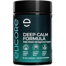Комплекс для релаксации Elicore Labs Deep Calm Formula, 60 вегакапсул