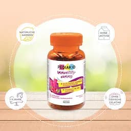 Ведмежуйки Pediakid Gommes Immunite 60 жувальних мармеладок - мініатюра 2