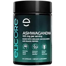Адаптоген Elicore Labs Ashwagandha, 60 капсул