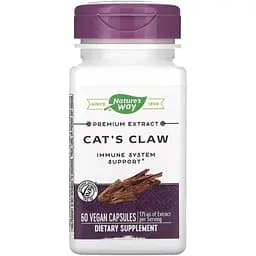 Натуральна добавка Nature's Way Premium Extract Cat's Claw, 60 вегакапсул