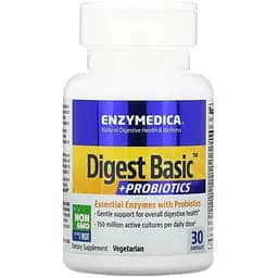 Натуральна добавка Enzymedica Digest Basic + Probiotics 30 капсул