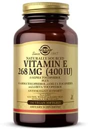 Вітаміни та мінерали Solgar Vitamin E 268 mg (400 IU) Mixed Tocopherols, 100 вегакапсул