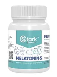 Мелатонін Stark Pharm Stark Melatonin 5 mg 120 tabs (1086-100-61-9851471-20)