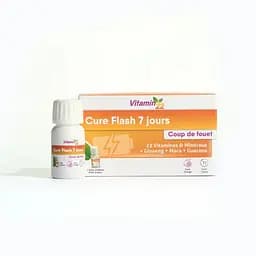 Вітамінно-тонізуючий бустер Vitamin’22 Cure Flash 7 days 7 флаконів-доз - мініатюра 4
