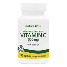 Вітаміни та мінерали NaturesPlus Vitamin C 500 mg 90 таблеток