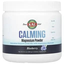 Дієтична добавка KAL Calming Magnesium Powder Blueberry 256 г - мініатюра 1