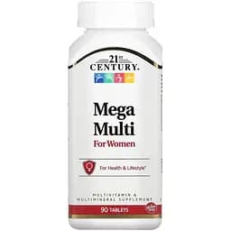 Витамины и минералы 21st Century Mega Multi for Women 90 таблеток