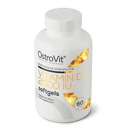 Вітамін OstroVit Vitamin D3 2000 IU 60 капсул - мініатюра 2