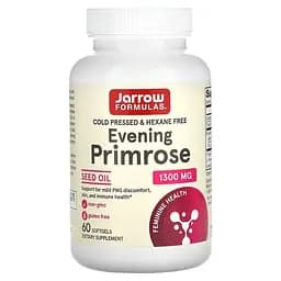 Жирні кислоти Jarrow Formulas Evening Primrose 1300 mg 60 капсул