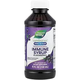 Чорна бузина Nature's Way Sambucus підтримка імунітету сироп без цукру 50 мг 120 мл