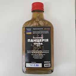 Настоянка на траві панцерія 200 мл