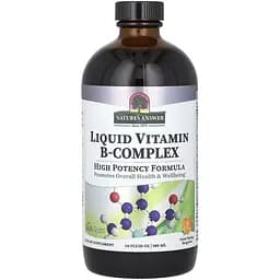 Рідкий комплекс Nature's Answer Liquid Vitamin B-Complex смак мандарину 480 мл