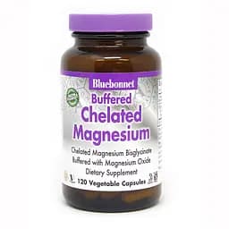 Вітаміни та мінерали Bluebonnet Nutrition Buffered Chelated Magnesium, 120 вегакапсул