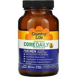 Мультивітаміни для чоловіків Country Life Core Daily 1 60 пігулок