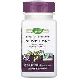 Натуральна добавка Nature's Way Olive Leaf Premium Extract, 60 капсул