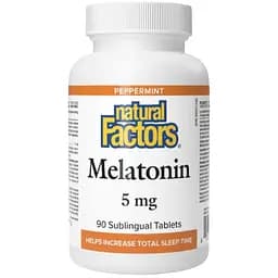 Мелатонін Natural Factors Melatonin 5 мг 90 таблеток