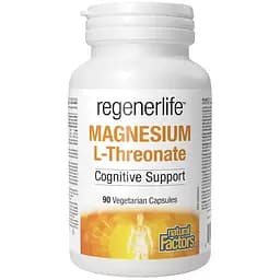 Дієтична добавка Natural Factors Magnesium L-Threonate 667 мг 90 вегетаріанських капсул - мініатюра 1