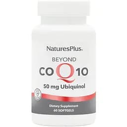 Коензим Q10 Убіхінол NaturesPlus Beyond CoQ10, 50 мг 60 гелевих капсул