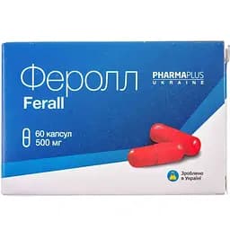 Дієтична добавка для загального зміцнення організму чоловіків Феролл капсули 6 блістерів по 10 шт.
